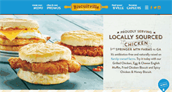 Desktop Screenshot of biscuitville.com